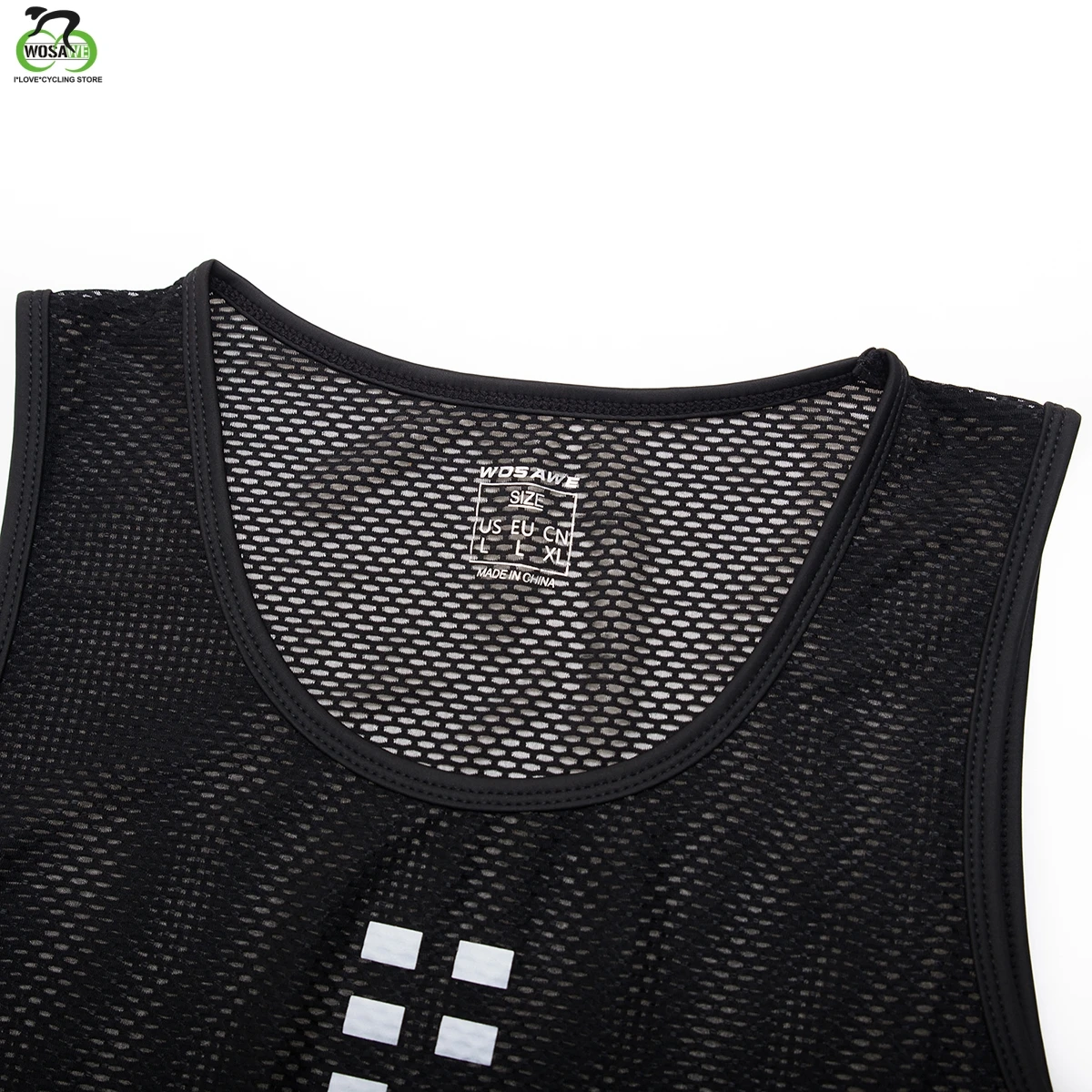 Мужская Летняя велосипедная Джерси WOSAWE без рукавов быстросохнущие велосипедные