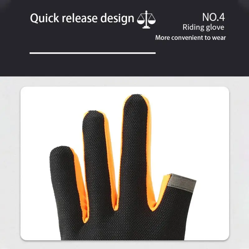 

Anti-Slip Breathable Fishing Gloves Two Finger Cut Durable Fishing Cycling Gloves Pesca Fitness Carp Fishing Comofortable