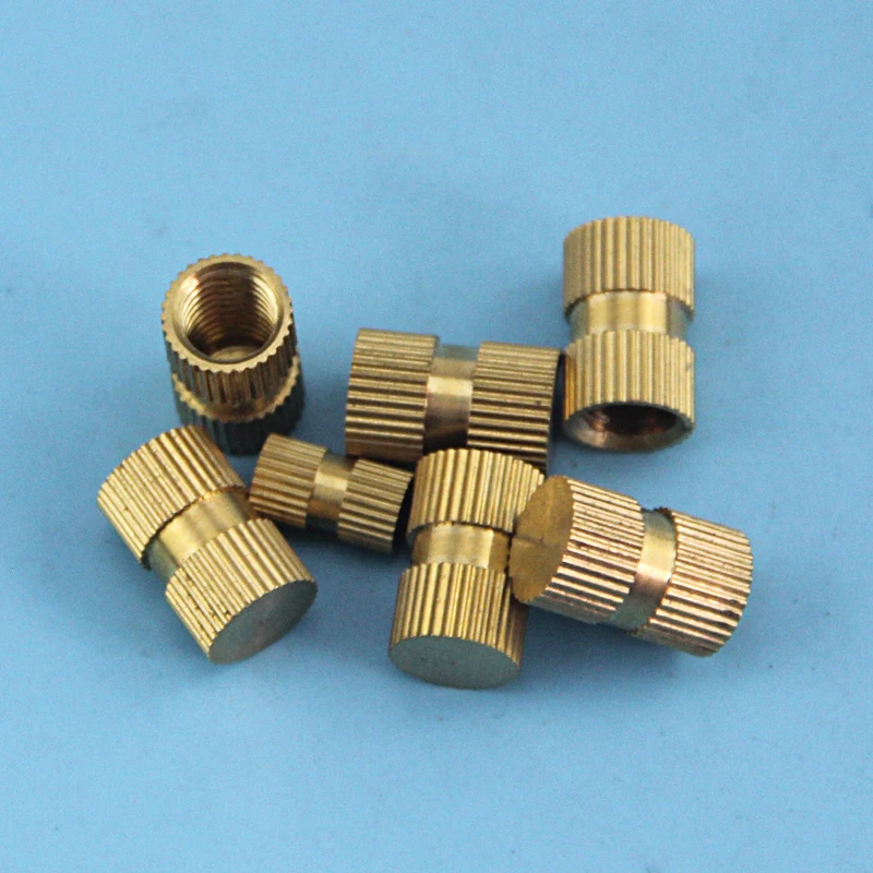 20 шт. M6 B Тип глухого отверстия латунные вставки литые под давлением brassiness гайки