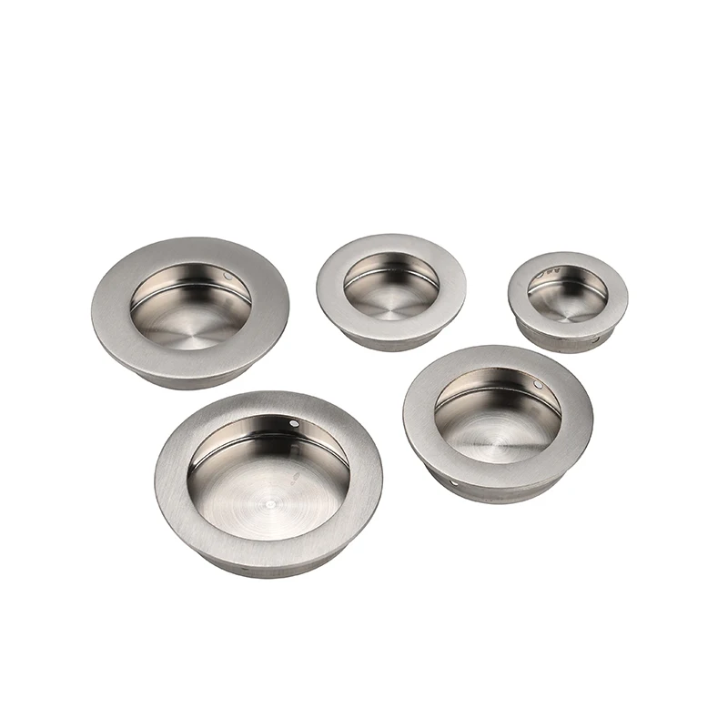 4 шт. 304 Нержавеющая сталь встраиваемые флеш Потяните палец вставка раздвижные