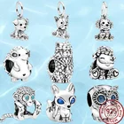 Бусины из серебра 925 пробы для браслета Pandora