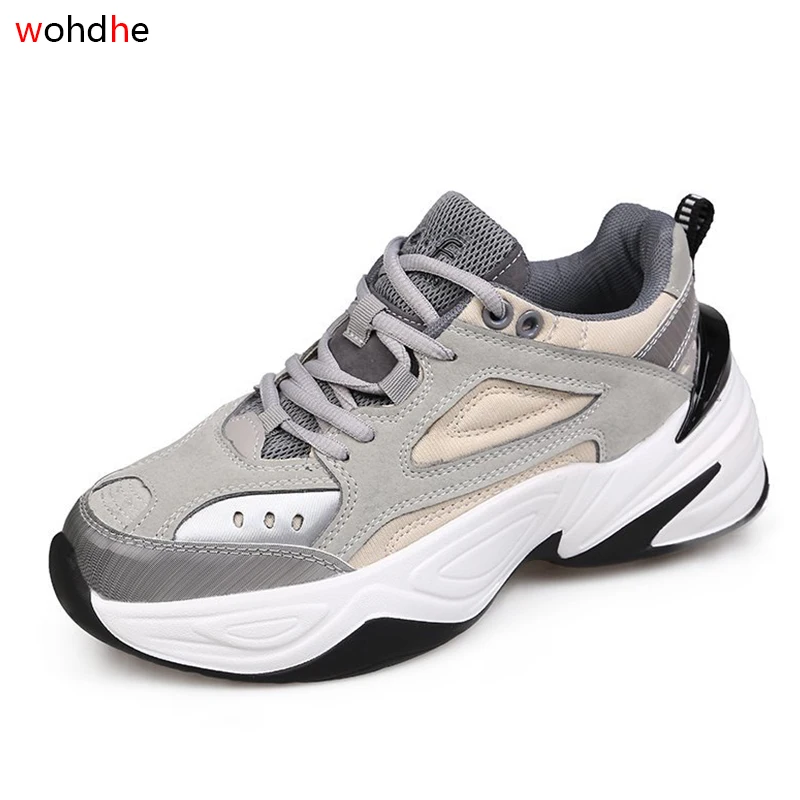 

wohdhe Casual Platform Walking Sneakers Flat Tenis Feminino Shoes Ladies Sneakers Spring Summer Anti-Slip Zapatos De Mujer Sport