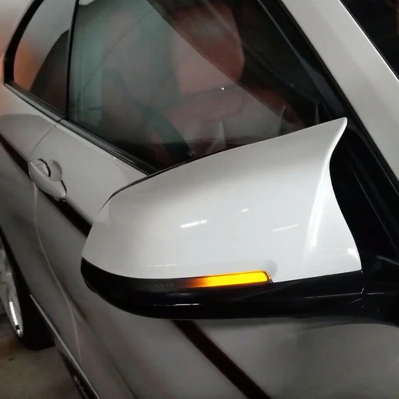 Пара светодиодный сторона крыло динамический сигнал поворота светильник для BMW 5