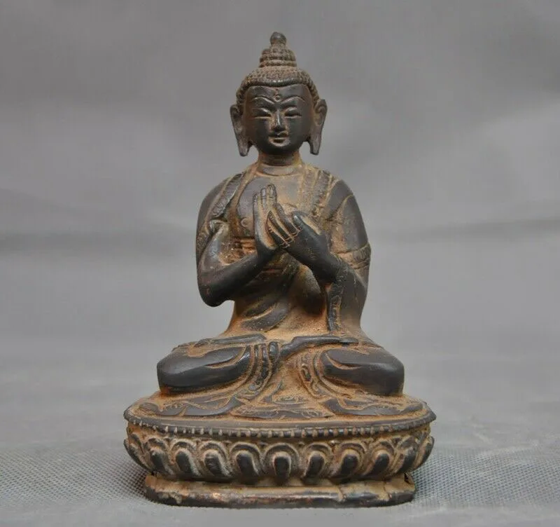 

wedding decoration Tibet Buddhism pure bronze Buddhism Monastery Sakyamuni Shakyamuni buddha statue
