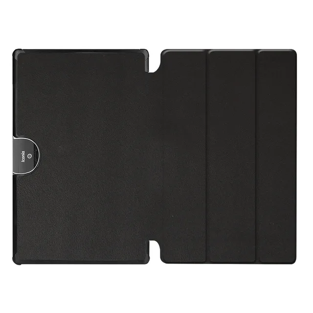MTT чехол для планшета для acer Iconia one 10 A3-A50, 10,1 дюймов, чехол, тонкий чехол с изображением животных из искусственной кожи, магнитный чехол-подставка, защитный чехол - Цвет: Black