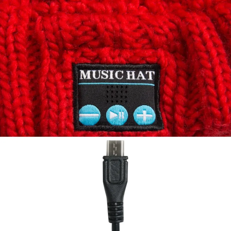 Наушники Bluetooth Beanie для мужчин и женщин, музыкальная шапка, супер длинные Игровые наушники с микрофоном, акриловый материал