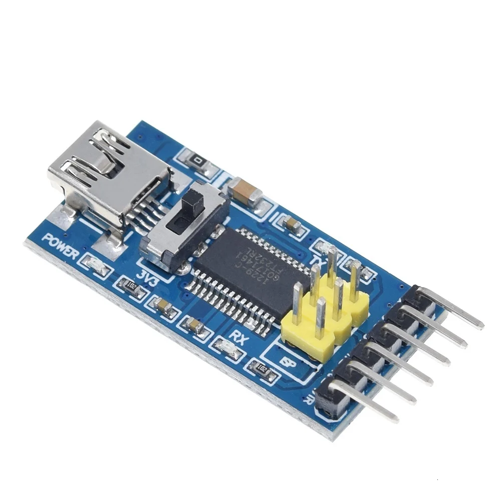 1 шт. Базовая коммутационная плата для arduino FTDI FT232RL USB в ttl последовательный IC адаптер конвертер модуль для arduino 3,3 В 5 в FT232 переключатель