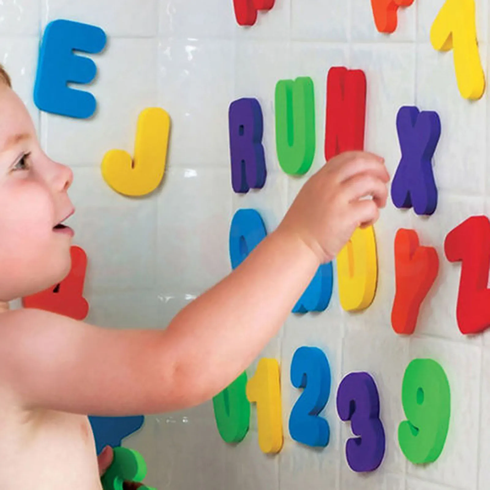 

Children's Bath Toy Literacy Toys English Alphabet Numbers Baby Literacy Learning Enlightenment Early Education Cognitive Toys