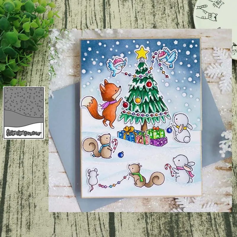 Новый 2019 точка фон металлический Трафаретный вырубной штамп цветок ремесла