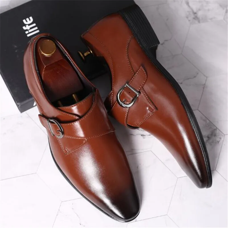 Туфли мужские классические лакированная кожа оксфорды элегантные стиль ретро