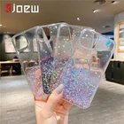 Чехол KJOEW для iPhone 12 Pro Max 11 Pro Max XS Max XR X 7 8 Plus 12 Mini SE 2020, новый милый модный прозрачный Блестящий Мягкий чехол из ТПУ