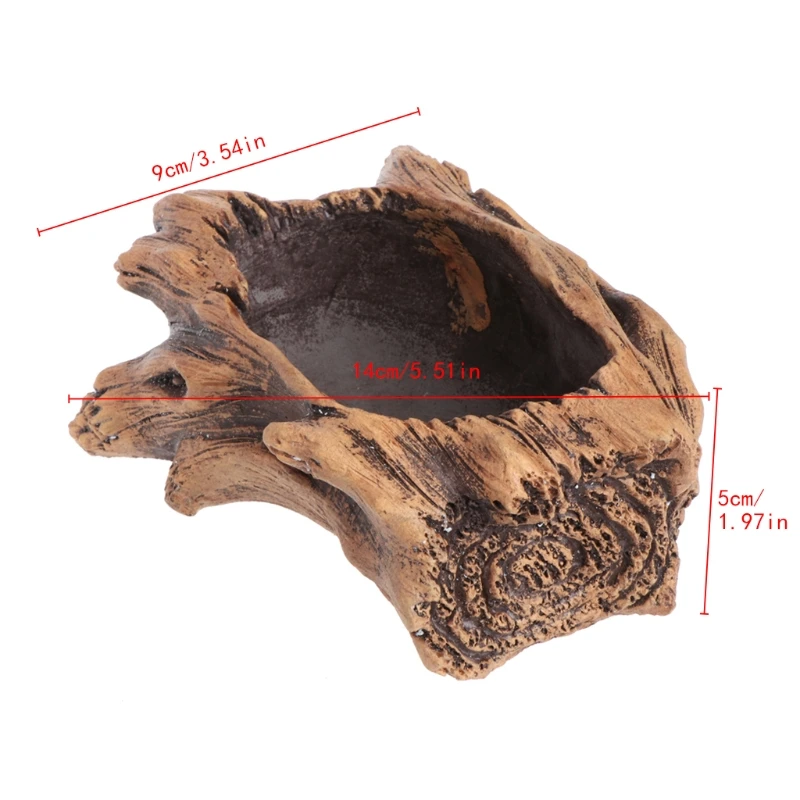 

New Imitating Wood Flower Cement Planters for Succulents Flowerpots Bonsai Decor