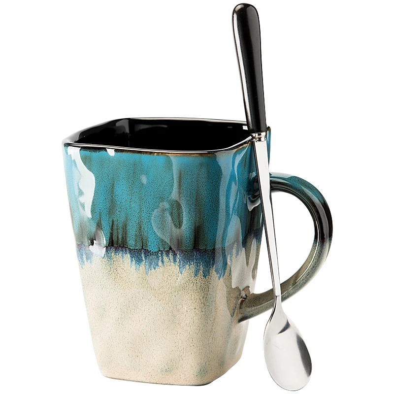 410ML Retro ceramic cup coffe mug travel coffee mugs tea teacher gifts appreciation | Дом и сад