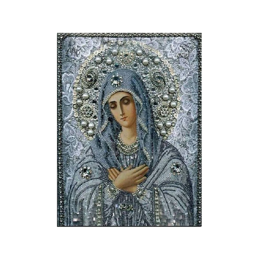 Алмазная живопись мозаика полная дрель квадратная икона религия алмазная Девы