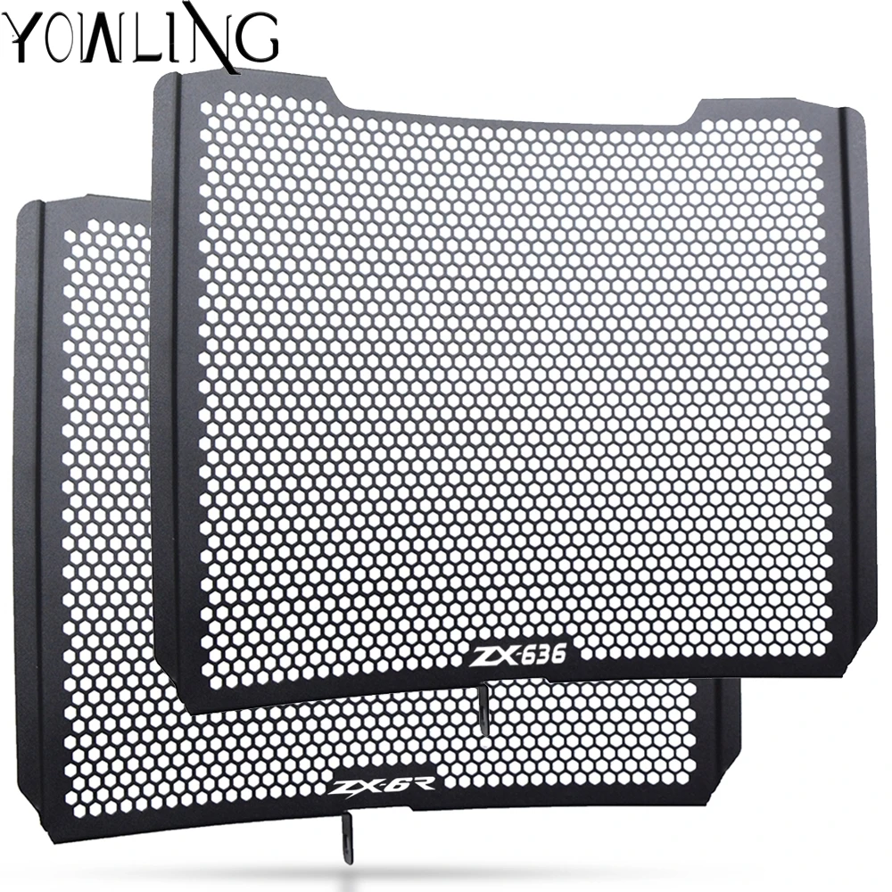 

For Kawasaki NINJA ZX6R ZX-6R ZX636 2014 2015 2016 2017 2018 2019 Motorcycle Accessories Radiator Guard Protector Grille Cover