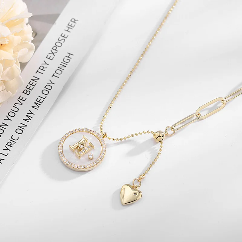 2021 модные ювелирные изделия золотые круглые кристаллы буквы H светильник