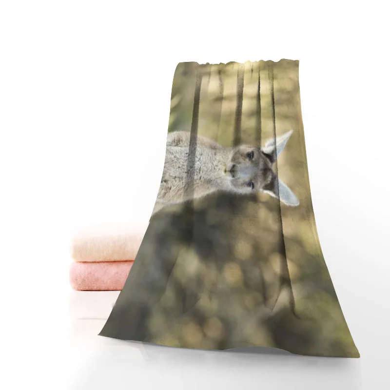 Горячее изготовление на заказ полотенце-кенгуру из хлопка с принтом для