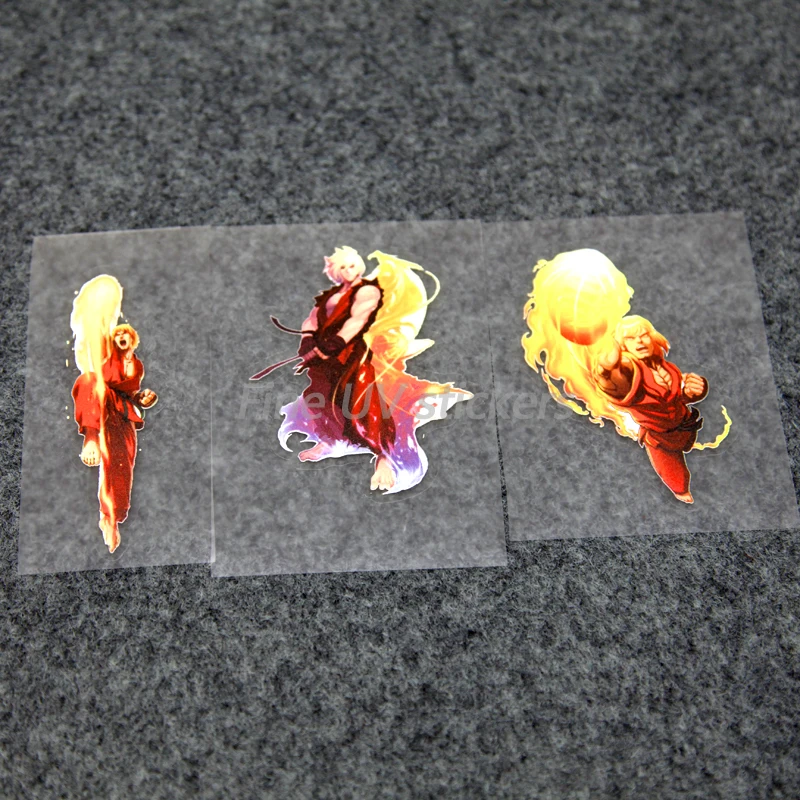 Классические наклейки с персонажами игры Кен вырезанные водонепроницаемые