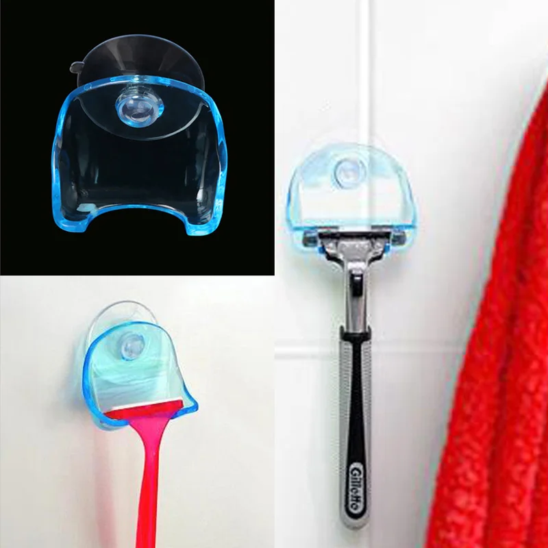 

Suction Cup Razor Rack Shaver Storage Holder Sucker Wall Hook Hanger Dropshipping