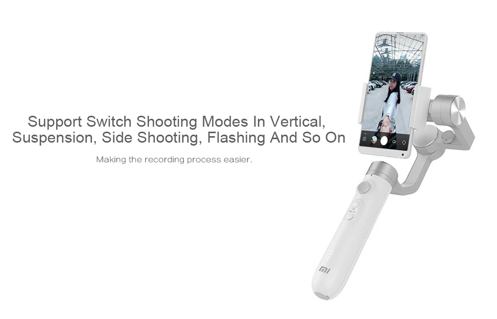Xiaomi SJYT01FM 3 оси Gimbal Ручной Стабилизатор международная версия для экшн камеры мобильного телефона Открытый забавная игрушка спортивные подарки