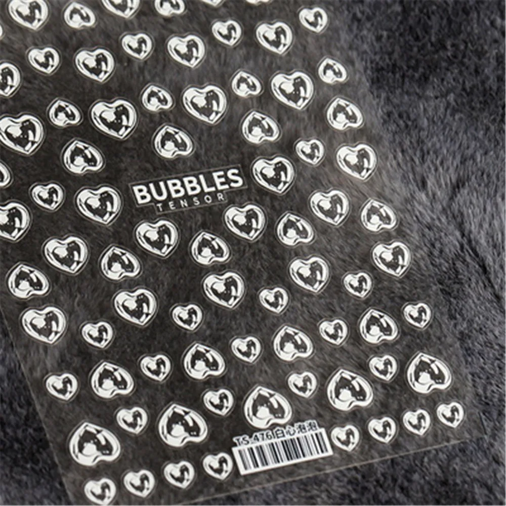 1 лист новый дизайн 5D тисненые наклейки для ногтей модные матовые прозрачные