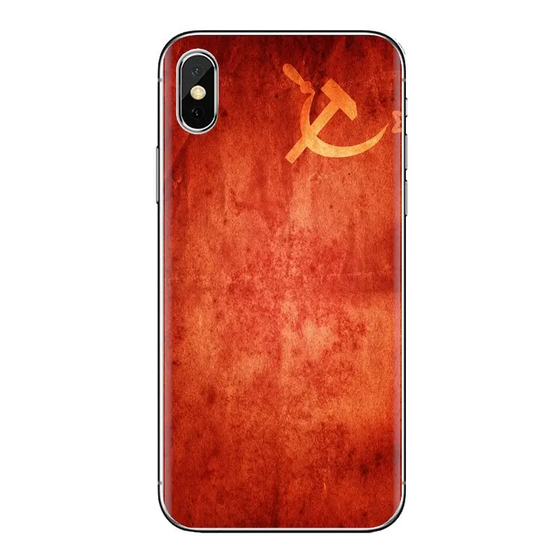 Красный Советский Союз СССР для фотосъемки в стиле гранж с изображением флага