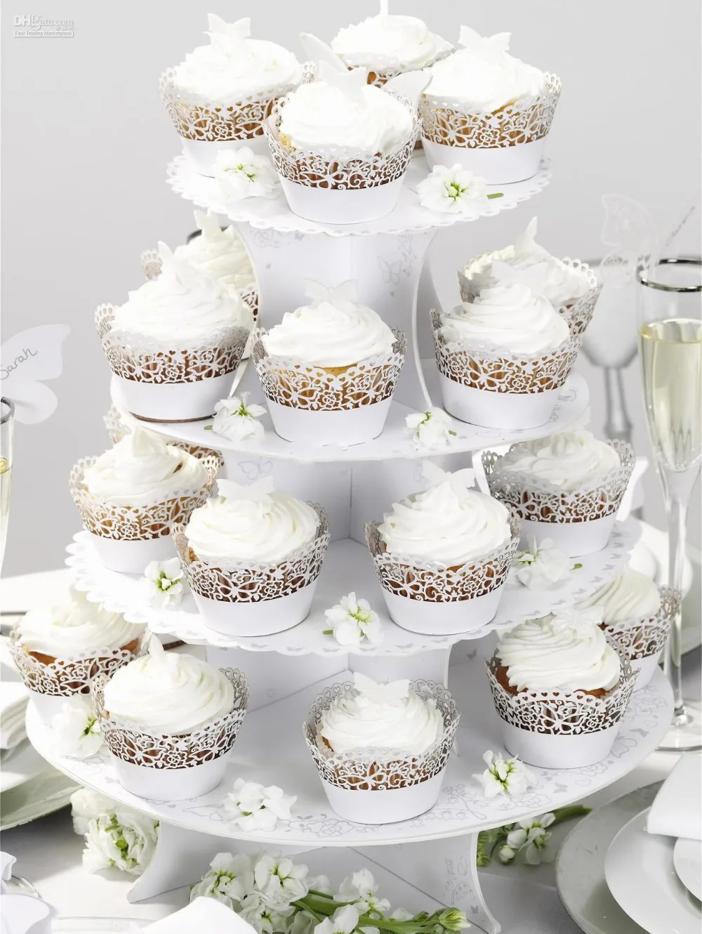 Лазерная вырезка снежинок для выпечки капкейков подкладки торта инструменты