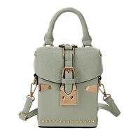 Female Rivet Crossbody Bags For Women 2020 Leather Luxury Handbag Designer Main Ladies Hand Shoulder Messenger Bag