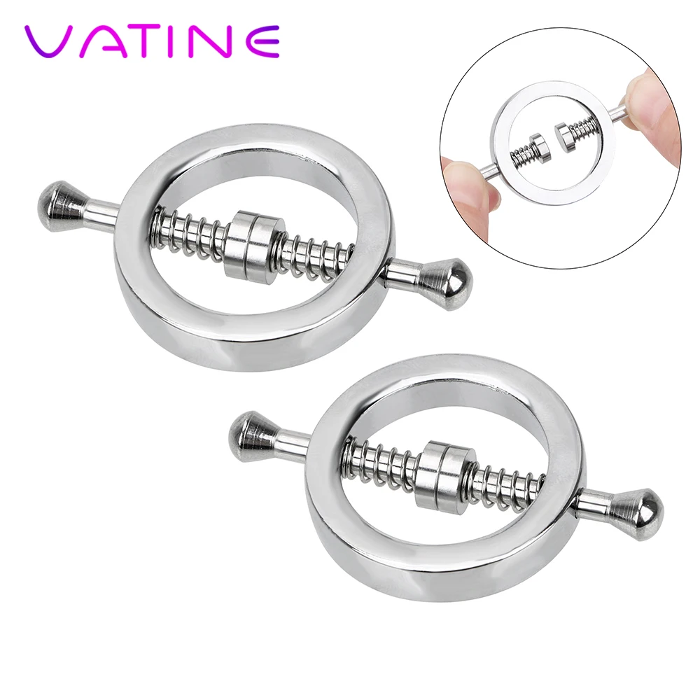 Зажимы для сосков ватина 1 пара зажимы секс игрушки пар стимулятор регулируемые