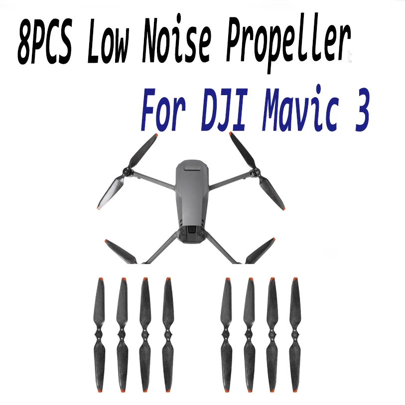 

Quick Release Propeller For DJI Mavic 3 Drone Fordable 9453F Low Noise Props Replacement Gold Silver Edge Accessories