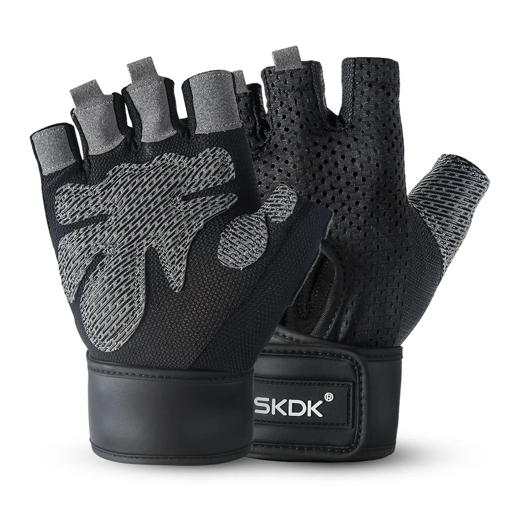 

Gym Gloves Fitness Weight Lifting Gloves Body Building Training Sports Exercise Sport Workout Glove for Men Women M/L/XL