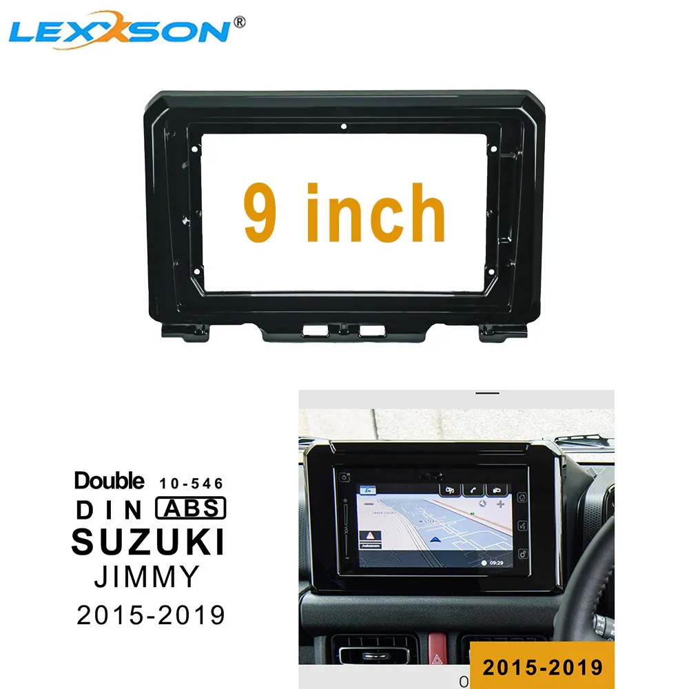 9 дюймовая Автомобильная фасция для SUZUKI Jimny 2015 2019 стерео двойная Din Dvd рамка