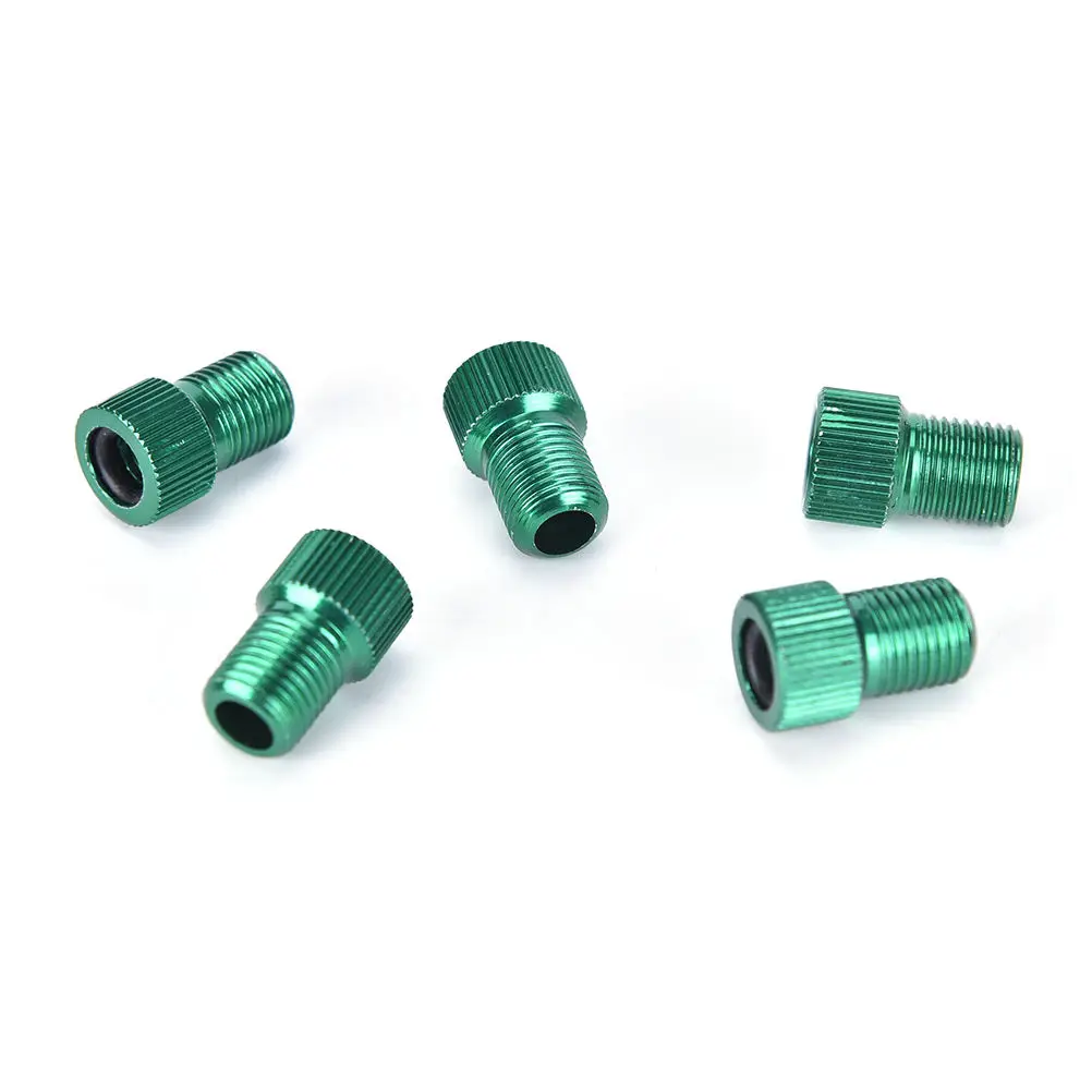5PCS/lot Bicycle Bike Tire Valve Adapter Presta to Schrader Tube Pump Tool Converter Color Random | Спорт и развлечения