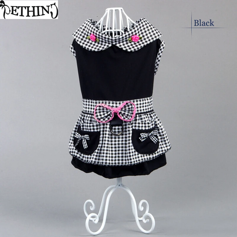 Щенок летняя хлопковая одежда для маленьких собак кошек платье модное питомцев