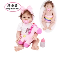 fashion reborn baby dolls full body silicone newborn realistic toddler bebe boneca water proof bath bathe toy kid birthday gift