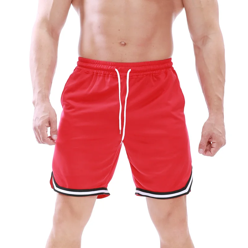 

Summer Beach Short Pants Men Breathable Light Mesh Sports Fitness Bodybuilding Shorts Workout Quick Dry Mens Jogger Bottoms