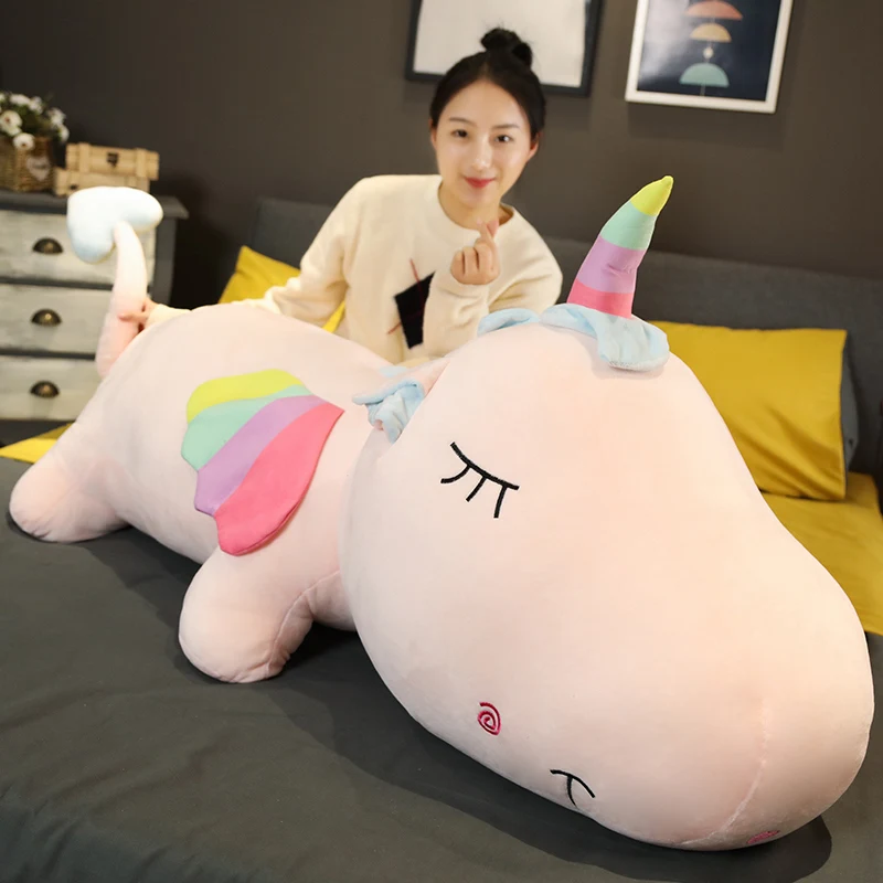 Новые пикантные высококачественные большие игрушки в виде единорога мягкие