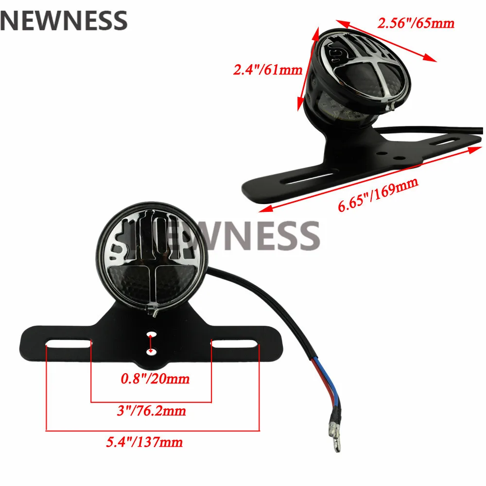 Задсветильник п-светильник для Мотоциклов Harley чопперов поплавков |