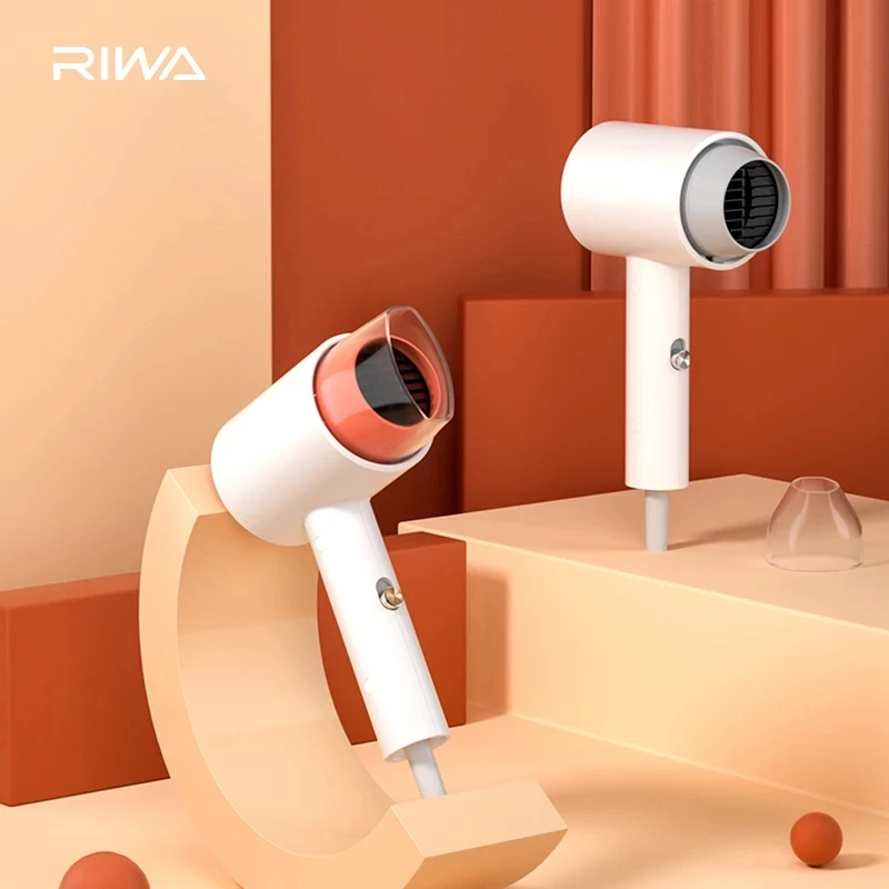 

Riwa RC-7105 Electric Hair Dryer For Dormitory 500W Low Power Mute Hair Protection Portable Air Blower Rechargeable Hair Dryer