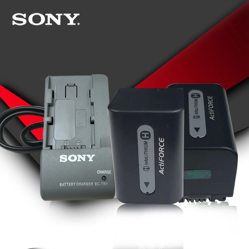 

2 шт./лот Sony оригинальный NP-FH70 NPFH70 NP-FH60 DCR-DVD650 HC52 SX40 литиевые батареи цифровая камера батарея + зарядное устройство