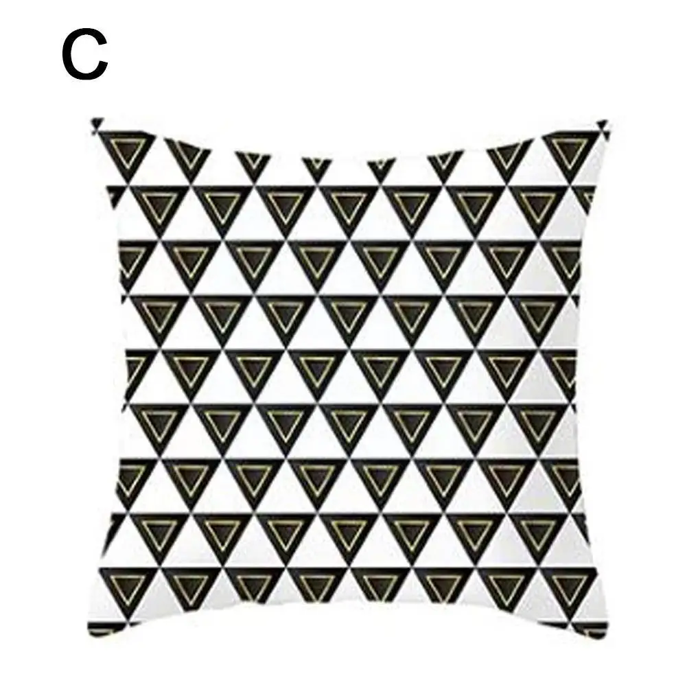 

Geometric Sofa Decorative Cushion Cover Pillow Pillowcase Polyester Decor 45*45 Home Pillow Car Throw Living Pillowcover Ro G2Y3
