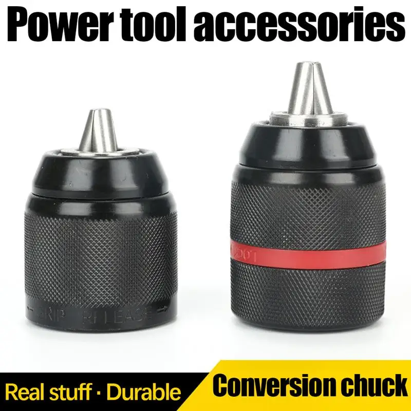

Electric Keyless Drill Chuck 1/2-20UNF Mount 2~13mm Self-Tighten Drill Chuck For Multiple Purposes Hand Drill Chuck