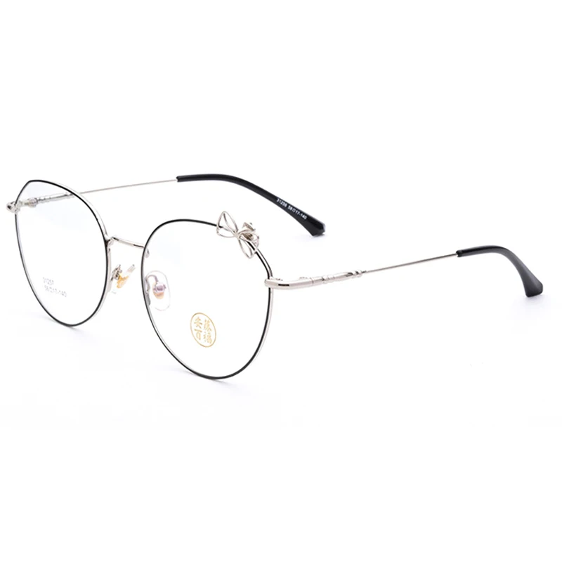 

Myopia Glasses BSX31257 Prescription Eyeglasses Retro Optical Eyewear Anti Blue Eyewear Girl's Bow Decorated Alloy Spectacles