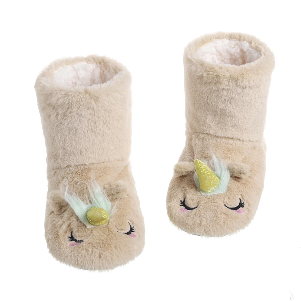 

Unicornr Woman Shoes House Shoes Ladies Winter Indoor Home Plush Non-slip Warm High-top Shoes Womens Slippers Kawaii Boots