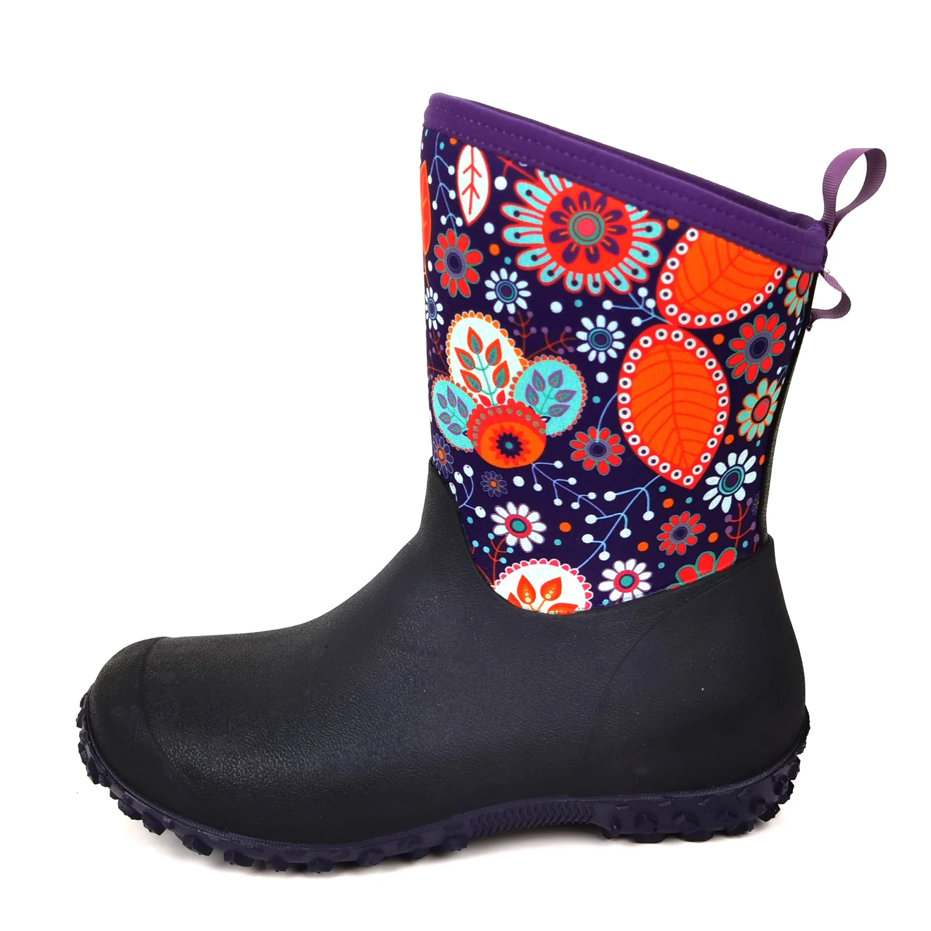 

Rain Boots Women's Fashion Non-Slip Outer Warm And Cotton Velvet Water Short Tube Kitchen Work Shoes Wear-Resistant Low Overshoe