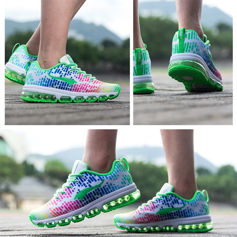 Спортивная обувь ONEmix для мужчин и женщин дышащие сетчатые кроссовки бега Уличная