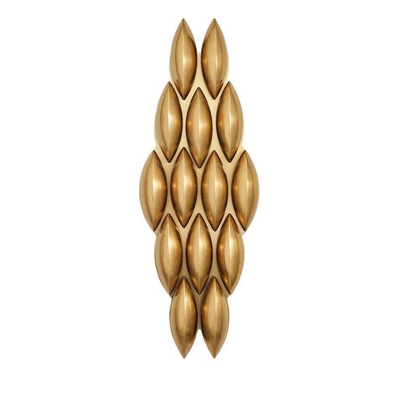 Постмодерн американский креативный Простой настенный светильник золотой свет