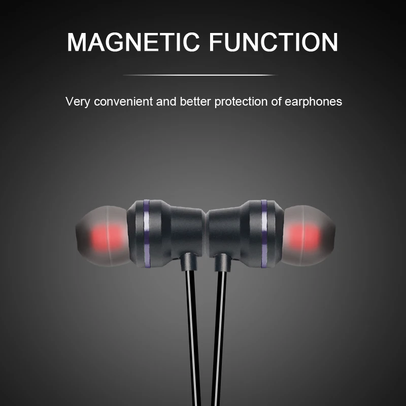 Bluetooth-наушники беспроводные наушники для бега спорта бас-звук с микрофоном Iphone