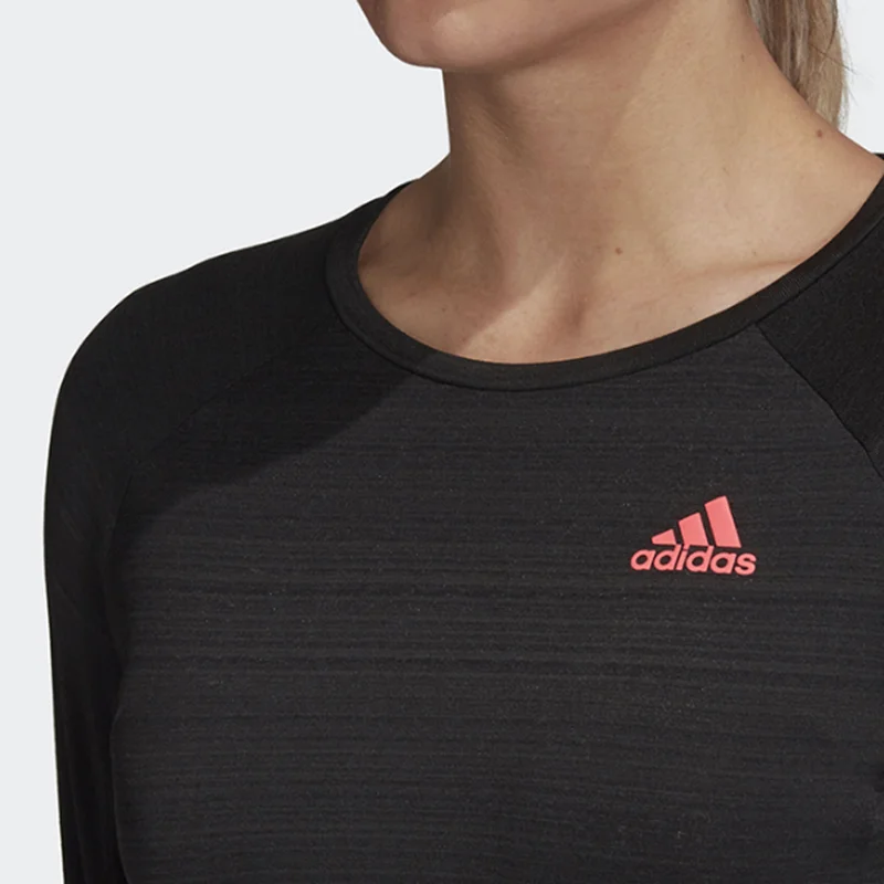 

Original New Arrival Adidas ADI RUNNER LS W Women's T-shirts Long sleeve Sportswear