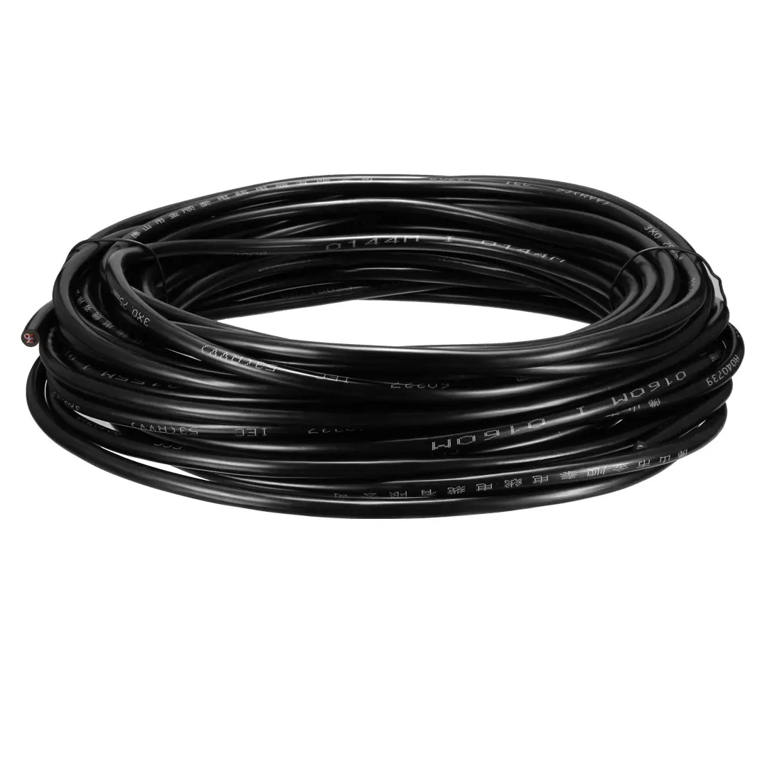 

uxcell RVV Wire Cable Extension Cord Copper Wire 4 Conductor Electric Cores 3 Core 18AWG 65.6ft